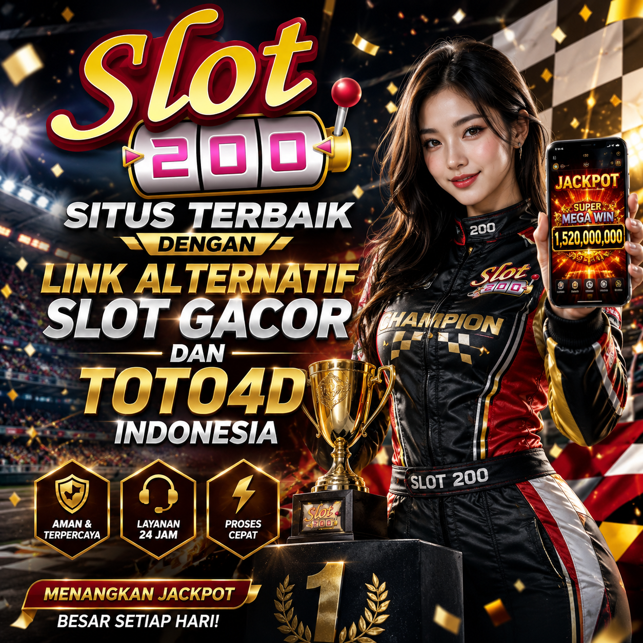 SLOT200 Situs Terbaik dengan Link Alternatif Slot Gacor dan TOTO4D Indonesia